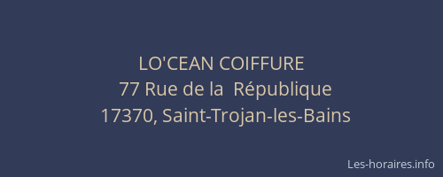 LO'CEAN COIFFURE