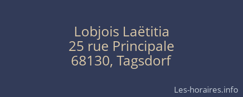 Lobjois Laëtitia