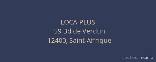 LOCA-PLUS