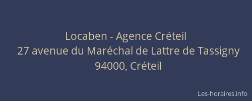 Locaben - Agence Créteil