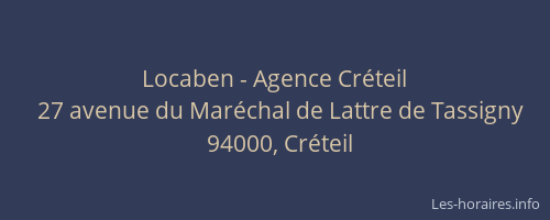 Locaben - Agence Cr&eacute;teil