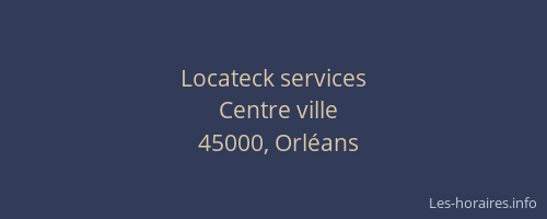 Locateck services