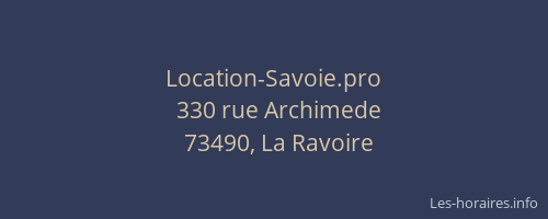 Location-Savoie.pro