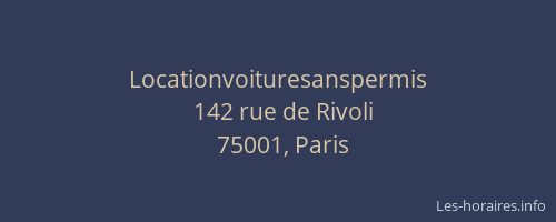 Locationvoituresanspermis