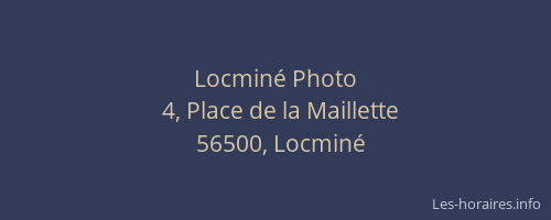 Locmin&eacute; Photo