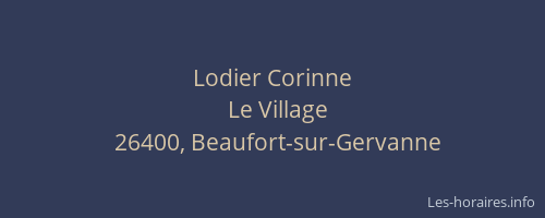 Lodier Corinne