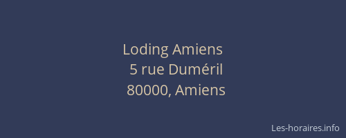 Loding Amiens