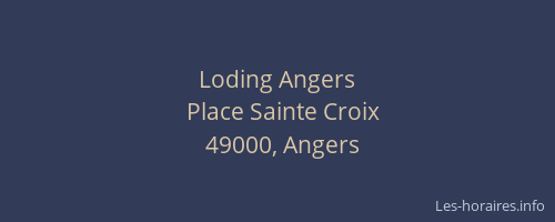 Loding Angers