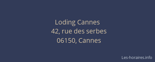 Loding Cannes