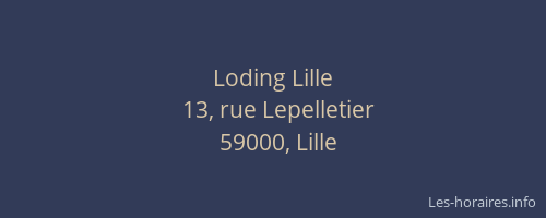 Loding Lille