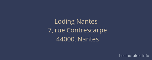 Loding Nantes