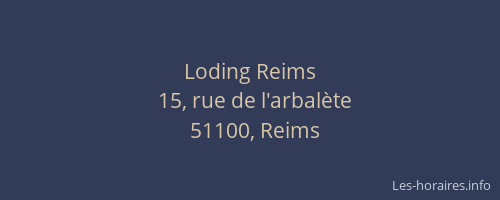 Loding Reims