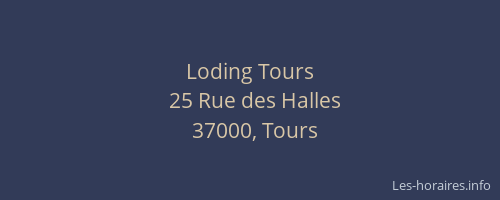 Loding Tours