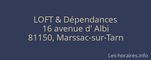 LOFT & Dépendances