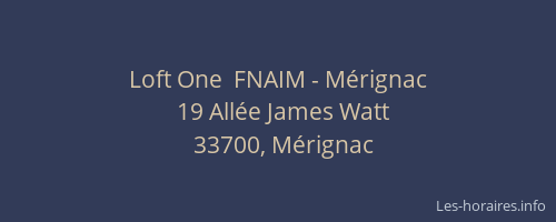 Loft One  FNAIM - Mérignac