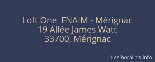 Loft One  FNAIM - Mérignac