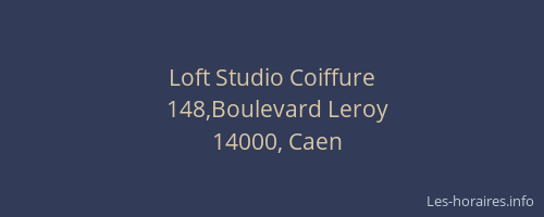 Loft Studio Coiffure