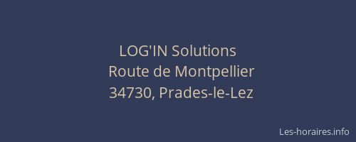 LOG'IN Solutions