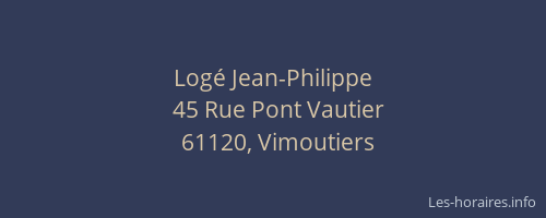 Logé Jean-Philippe