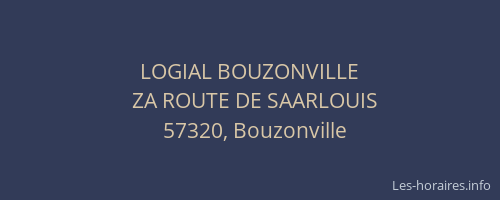 LOGIAL BOUZONVILLE