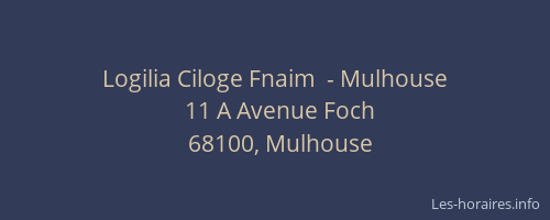 Logilia Ciloge Fnaim  - Mulhouse