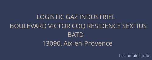 LOGISTIC GAZ INDUSTRIEL