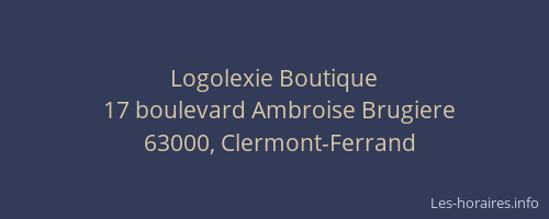 Logolexie Boutique