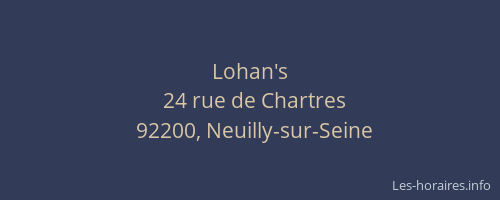 Lohan's