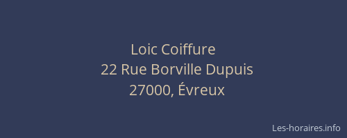 Loic Coiffure