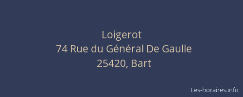 Loigerot