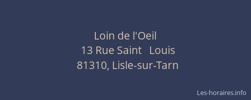 Loin de l'Oeil