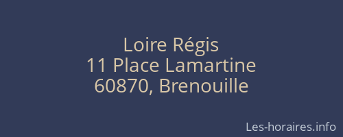 Loire Régis