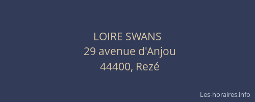 LOIRE SWANS
