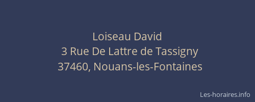 Loiseau David