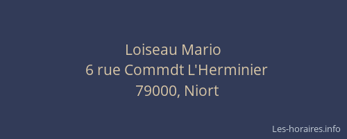 Loiseau Mario