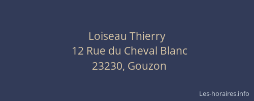Loiseau Thierry