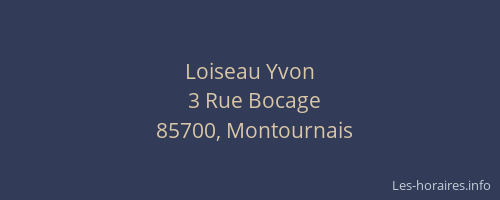 Loiseau Yvon