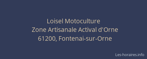 Loisel Motoculture
