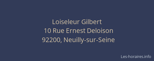 Loiseleur Gilbert