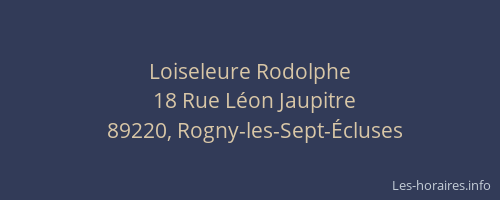 Loiseleure Rodolphe
