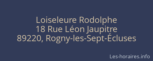Loiseleure Rodolphe