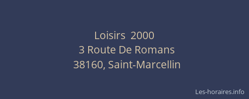 Loisirs  2000