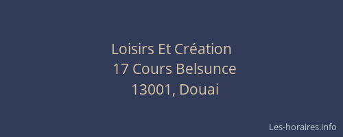Loisirs Et Création