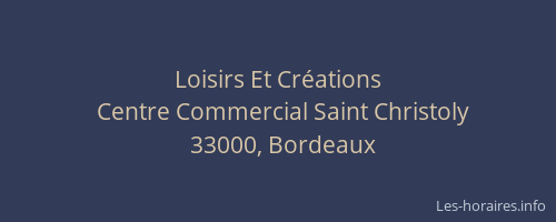 Loisirs Et Créations