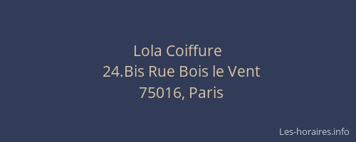 Lola Coiffure
