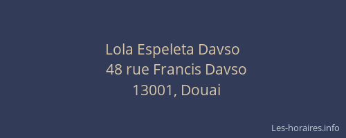 Lola Espeleta Davso