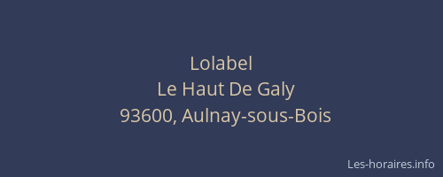 Lolabel