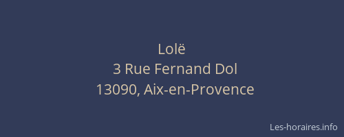 Lolë