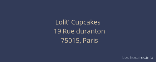Lolit' Cupcakes
