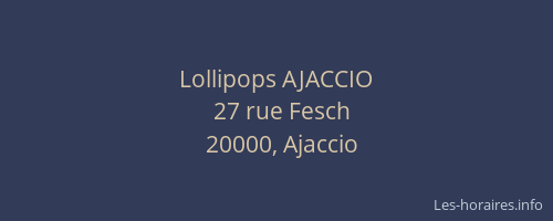 Lollipops AJACCIO